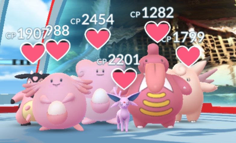 Sweet ポケモン さっそくバレンタインとのことでピンクジムが出来てました ベロベルトって実装されてたっけ ポケモンgoでは初めて見ました T Co B0i8ytoglt Twitter