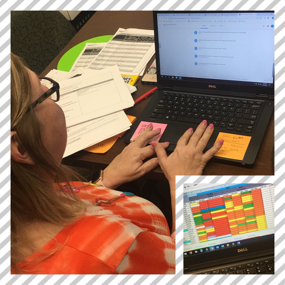 LauraSalkeldKVP's tweet photo. Today was our 2nd Grade Data Day. We analysed and discussed a whole lot of data. We also celebrated when our team mate successfully manoeuvred Google Classroom! It was a successful day! 🏴󠁧󠁢󠁷󠁬󠁳󠁿🇺🇸🍎 @jbowles1979 https://t.co/ckRrpxlSdw
