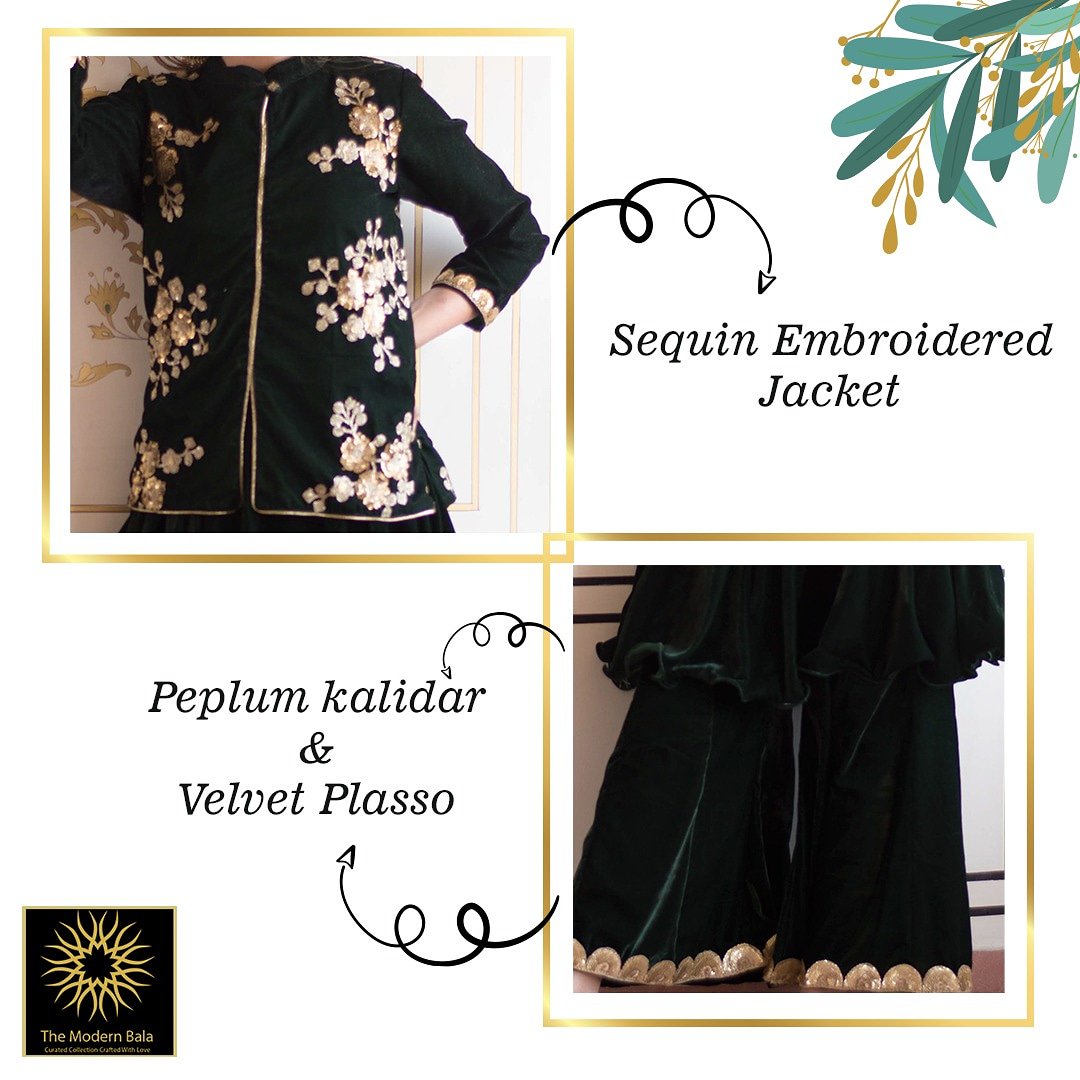 bala_modern's tweet image. The perfect valentine Dress for you,
Velvet, embellishment &amp;amp; sequence what more is required to make it notch perfect. 

#loveisintheair #valentine #Themodernbala #offer #sale #shopping #fusionwear #ootd #trending #partywear #lookelegant #jaipurbloggers #calcuttadiaries #punjab