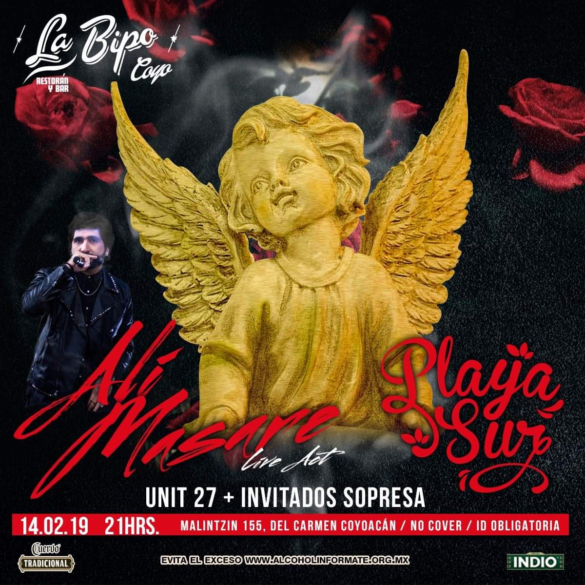 Mañana todos a <a href="/LaBipoCoyoacan/">* La Bipo Coyoacán *</a> para bailar con la música que ponga <a href="/AliMasare/">Alí Masare</a> 🚨 #EntradaLibre 🚨