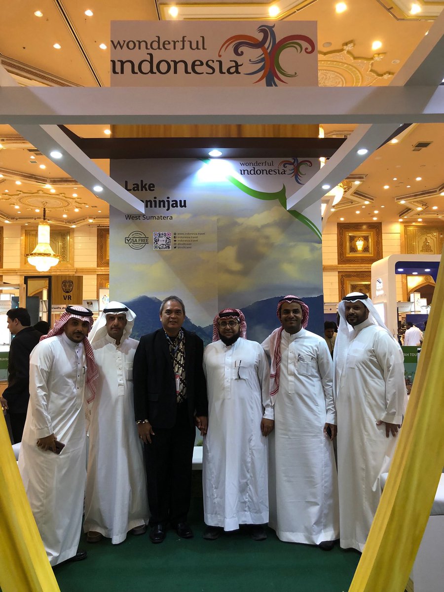 SigitWtj's tweet photo. Day1 #JTTX Jeddah Travel & Tourism Exhibition: Opening Day is always encouraging, to show how #WonderfulIndonesia, thanks to #KJRIJeddah #ITPC #VITOSaudi @Kemenpar_RI @indtravel #Jeddah #ArabSaudi #13-15/2/2019 https://t.co/se3E6zSyta