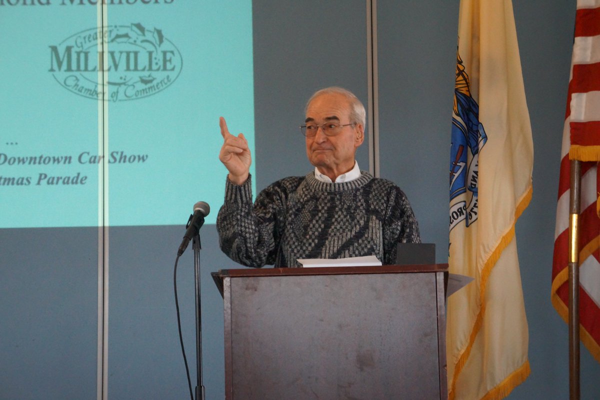 Millville resident Richard L. Andres was honored as Outstanding Citizen at today's GMCC luncheon. Congratulations to one of the city's finest individuals.