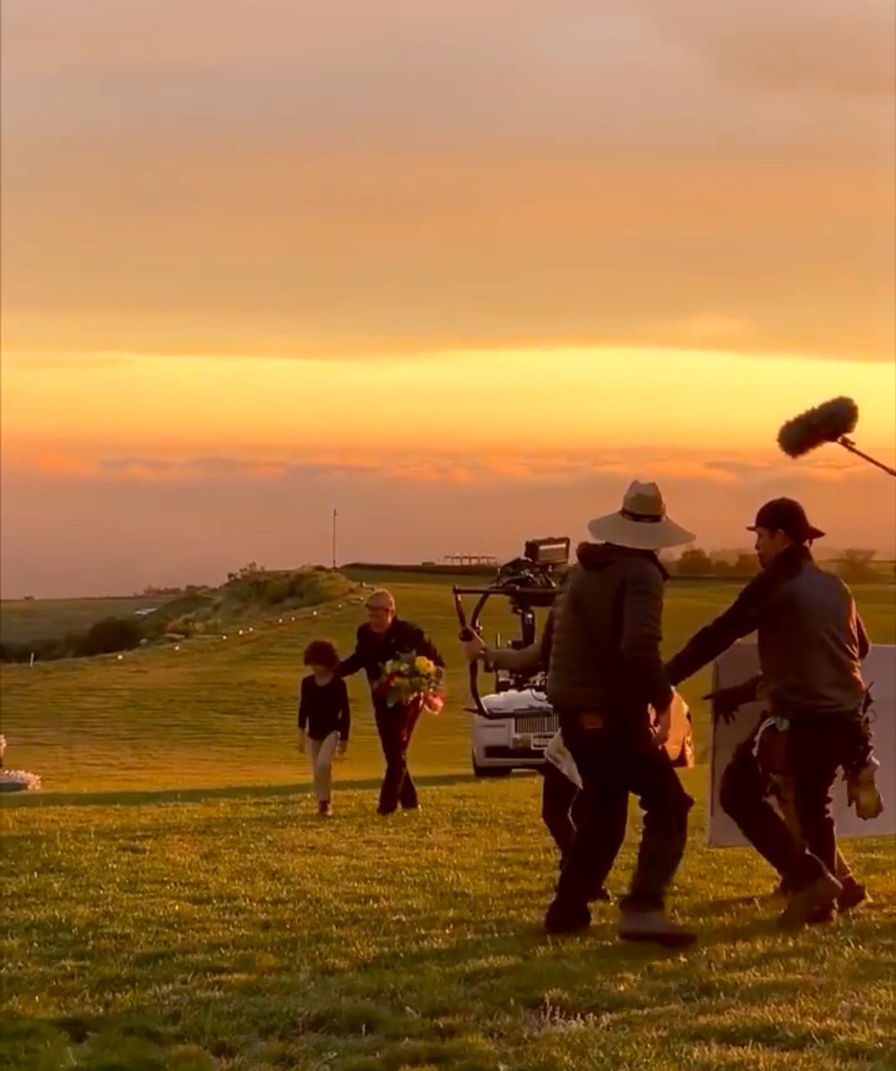 SarogetoTheFilm's tweet photo. Extraordinary views from the top of the mountain as #MichaelStanton @winsorharmon & #AugieStanton @tylerghyzel share a tender father & son moment. (Photobomb by @NicoSantucci’s @RollsRoyce) #Sarogeto #SarogetoTheFilm https://t.co/diV7lcw7gh
