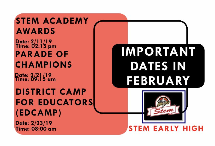 SmoovKris's tweet image. This is what’s happening at STEM Early High School this month! #STEMSharksBYTE #TeamSTEM #STEMulatingMinds #VANCECoProud #VCSBetterTogether2018 #VCSNoExcuse #VCSBelieveIt @VanceCoSchools @StemEHS