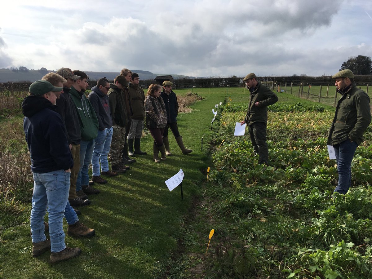 Arthur ⁦<a href="/Arthur_BRIGHTS/">Arthur Barraclough</a>⁩ and Ben ⁦<a href="/Bright_Seeds/">Bright Seeds</a>⁩ giving our 2nd year Level 3s ⁦<a href="/Sparsholt_Coll/">Sparsholt College</a>⁩ some food for thought as to which cover crop to go where. Thank you for a very informative morning along with the coffee and biscuits...and Pringles