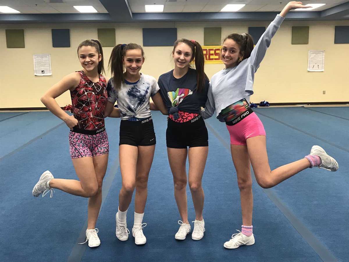 A few of our “diamond” groups during our practice spirit week!! 
On Wednesday We Wear Pink &amp; 80s Ladies