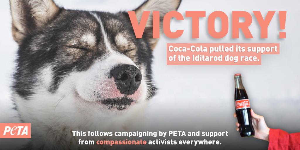 PETA on Twitter "BREAKING CocaCola has ended its sponsorship of the