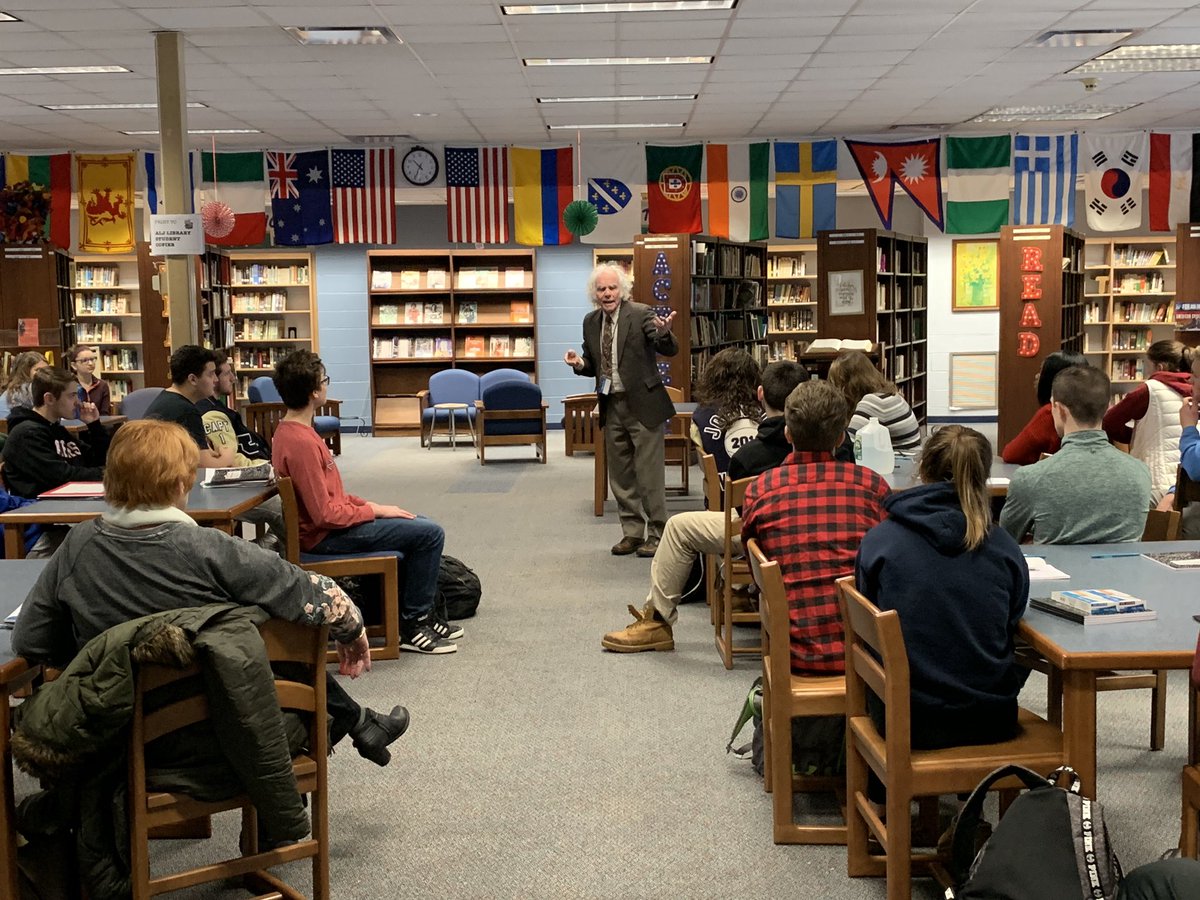 Hidden Child of the Holocaust, Professor Albert Hepner visited ALJ to speak with some of our students. His story was very powerful. Thank you to Mr. Stebbins for organizing this event!