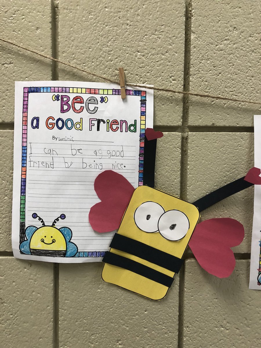heathergrice33's tweet photo. This week we’ve been learning how to be a good friend! I think we’ve learned some great ways! &amp; super proud of how far their writing has come! #wewriteinK @EEECEnterprise @MonicaMBradshaw https://t.co/RntzUvBXCn