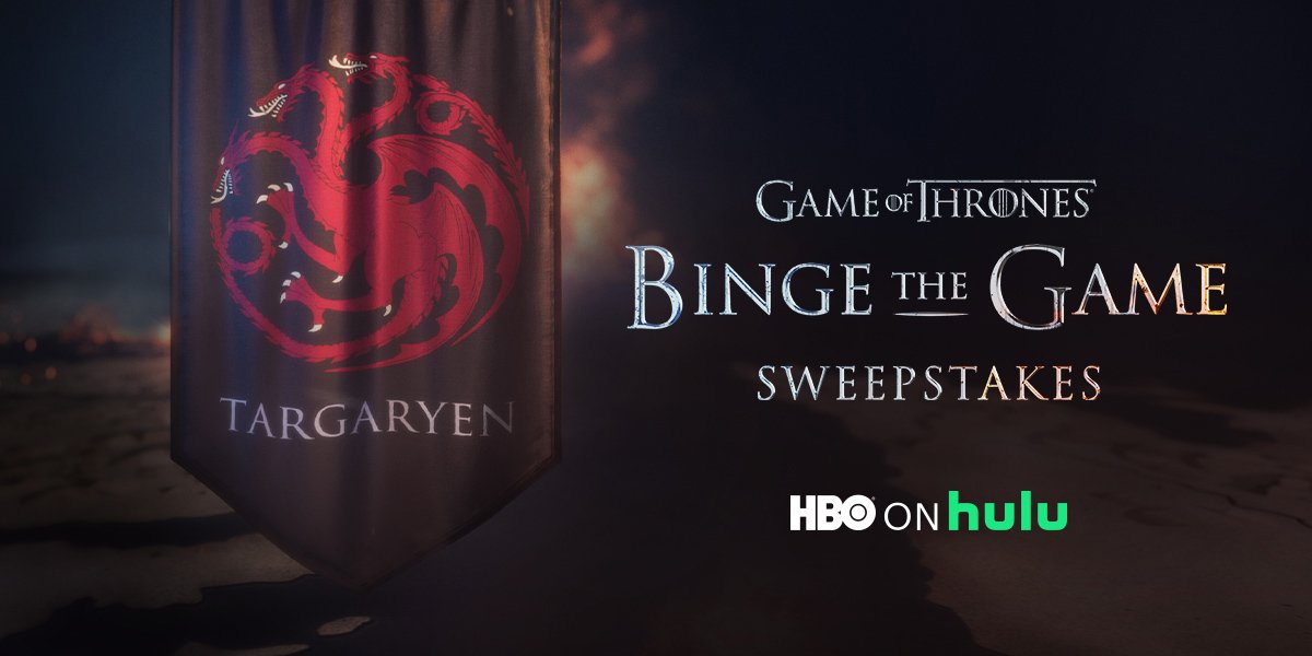 I just watched season 7 of #GameofThrones on @hulu and earned a banner from House Targaryen! #BingeTheGame with me for a chance to win prizes too. hulu.tv/binge-the-game #ForTheThrone #sweepstakes