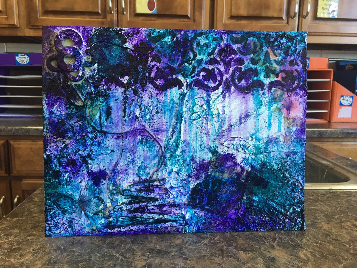 LavickAnne's tweet photo. Abstract in the Art room!
One of the criteria was to add ONE word to the surface of the canvas. Suggestions? https://t.co/fJFe9skG8o