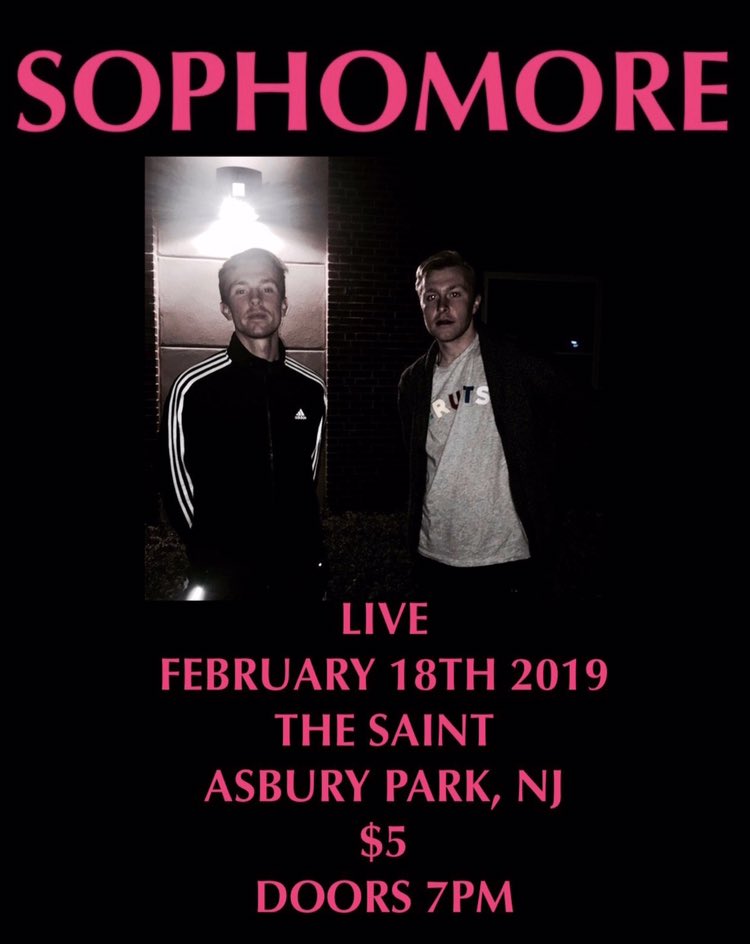 🚨SHOW ANNOUNCEMENT🚨

MONDAY FEBRUARY 18TH 

THE SAINT ASBURY PARK NJ 

$5, DOORS @ 7, 18+