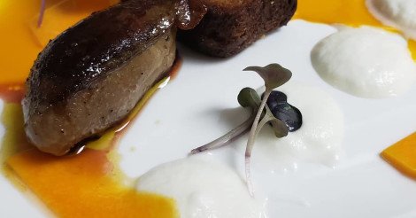 crescentgrill's tweet photo. Seared Foie Gras A must try! https://t.co/e2r47GQnJu