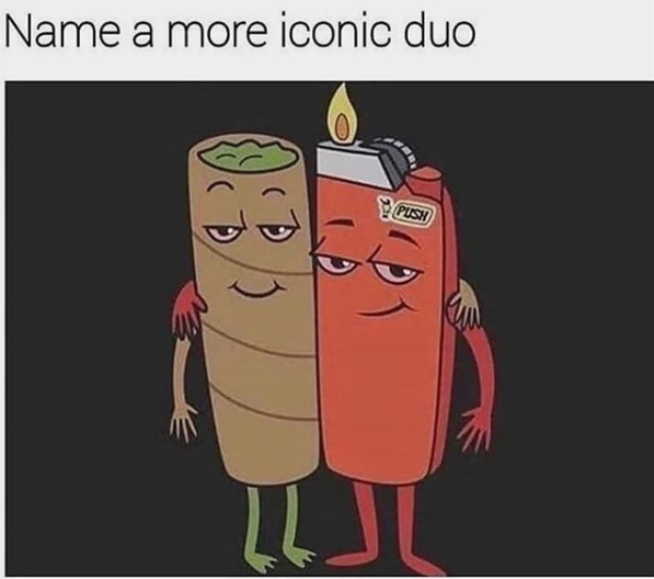 the_5th_finger's tweet photo. This meme is officially "solved"! 😅
.
.
.
.
.
#dope #420 #highsociety #maryjane #highlife #710 #hightimes #dank #dabs #stoned #stonernation #dab #shatter #pot #high #lol #jamaica #greenlife #gogreen #herbs #b8ked #LetsBeBlunt #legalizenature #terpshack #litaf #iconicduo https://t.co/ihF72SerE5