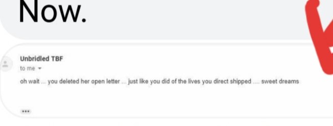 Whiskey50503170's tweet photo. @Soulhorsetx 
Remember the unfortunate event that unfolded *live* with Susan Kayne?  Seems Susan made a post asking why an *open letter* was deleted. 🤔  Randi seems to want proof that letter exsists!  Ok then. 👇 #Flipped #DenyIt #ShadyMove https://t.co/k2pvSsC81a