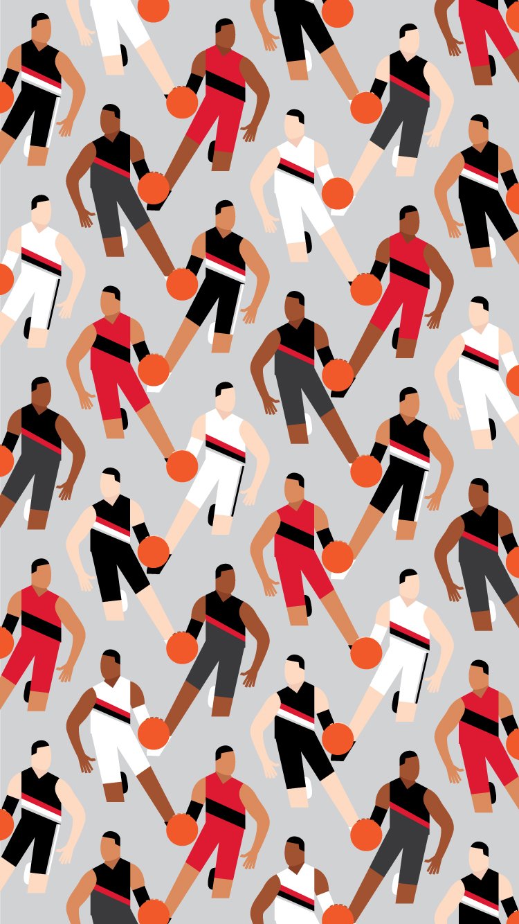 Wallpaper wallpaper sport logo basketball NBA Portland Trail Blazers  images for desktop section спорт  download