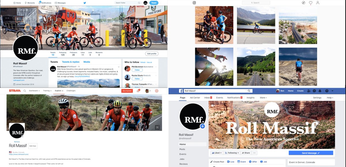Hey E Rockers, for all the latest info on Elephant Rock be sure to follow @RollMassif here on Twitter and on all your favorite social channels - including Strava!