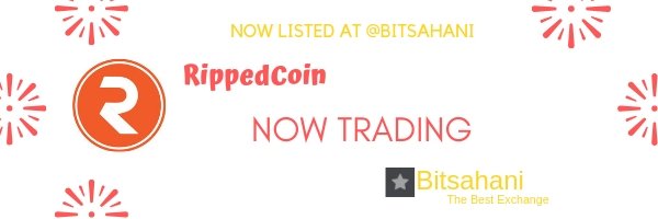 bitsahani's tweet photo. I am pleased to announce the RippedCoin (RPD) currency listing on Bitsahani exchange in the BTC / RPD pair.

https://t.co/1zLlcpAR4Z

@rippedcoin  @bitsahani #trading @danilodukler02 https://t.co/pitVUxJVVi