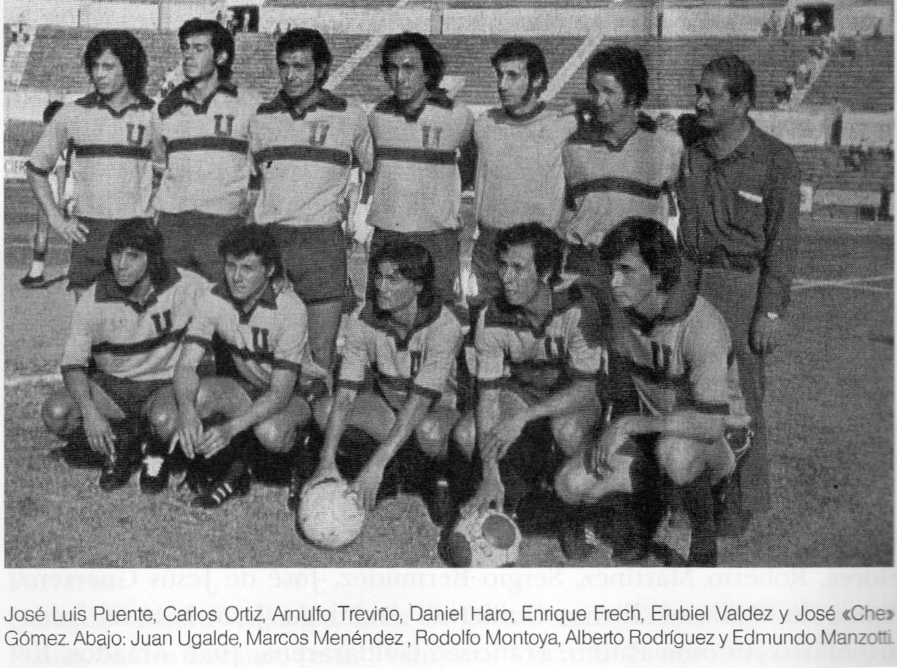 توییتر \ Historia de UANL در توییتر: «Foto de en un partido de la temporada 1973-74. donde se logró el ascenso a la División. *Tomada del libro de