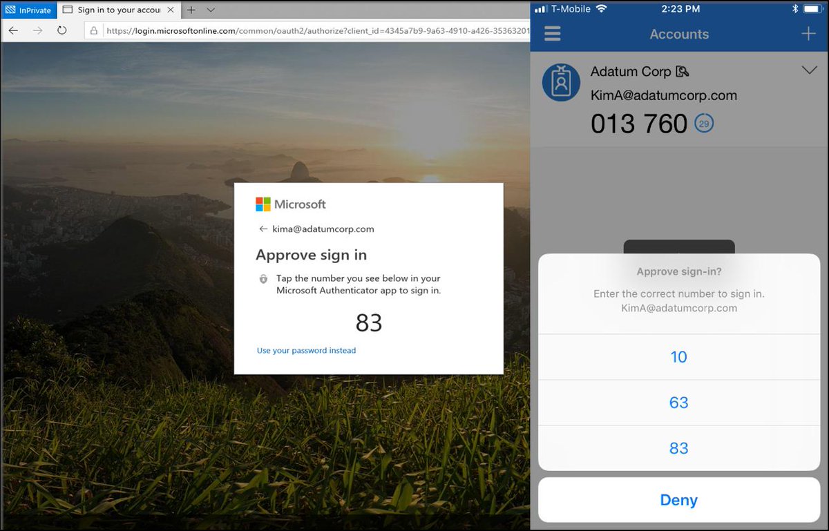 MSWindowsITPro's tweet image. How to try out password-less phone sign-in for #AzureAD devices with #MicrosoftAuthenticator (public preview): msft.social/R2YhHc