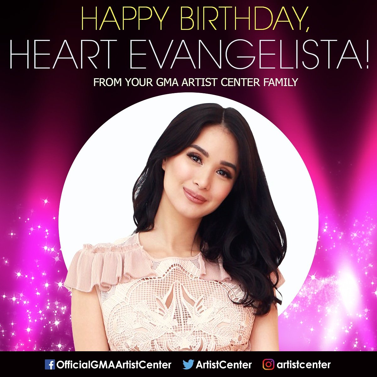 Happy Birthday, Heart Evangelista (  