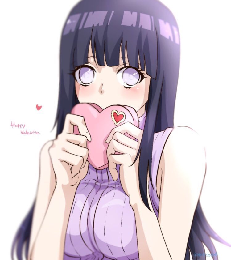 ByakuganMilf's tweet photo. @HiddenSlutJutsu Cue the Hyuga slowly approaching the blonde. With her hands held behind her back the entire time. Once she stood right before her she is when she brought her arms forth and presented the small heart shaped box to her. 

“Happy Valentine...” https://t.co/vlF77493su