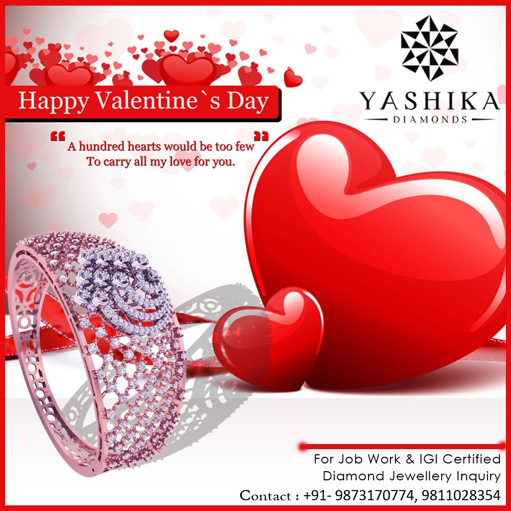 YashikaDiamonds's tweet photo. Happy Valentine's Day
#YashikaDiamonds #DiamondJewellery #GoldJewellery #DiamondRing #DiamondBangles #JewellersInNoida https://t.co/jULG2I2IDI