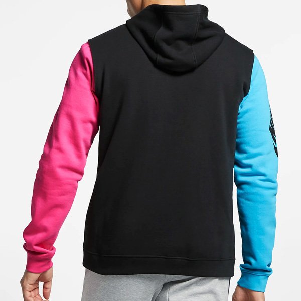 nike city brights hoodie pink and blue