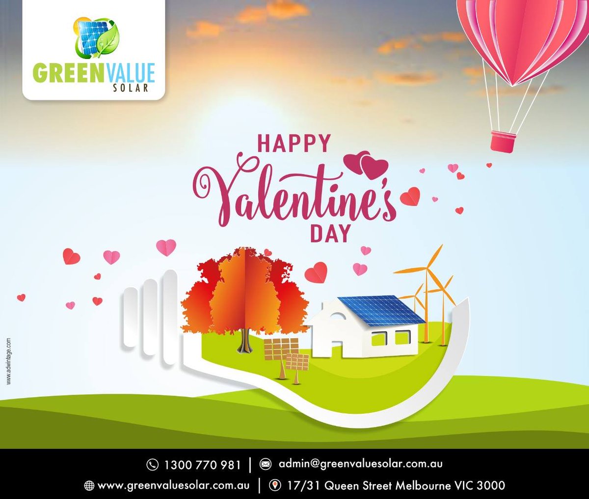 greenvaluesolar's tweet image. Green is the colour of Love! This Valentine's day, show some love to the environment. Switch to Solar for an endearing tomorrow!
#bemine #switchtosolar #sweetheart #greenvaluesolar #valentines