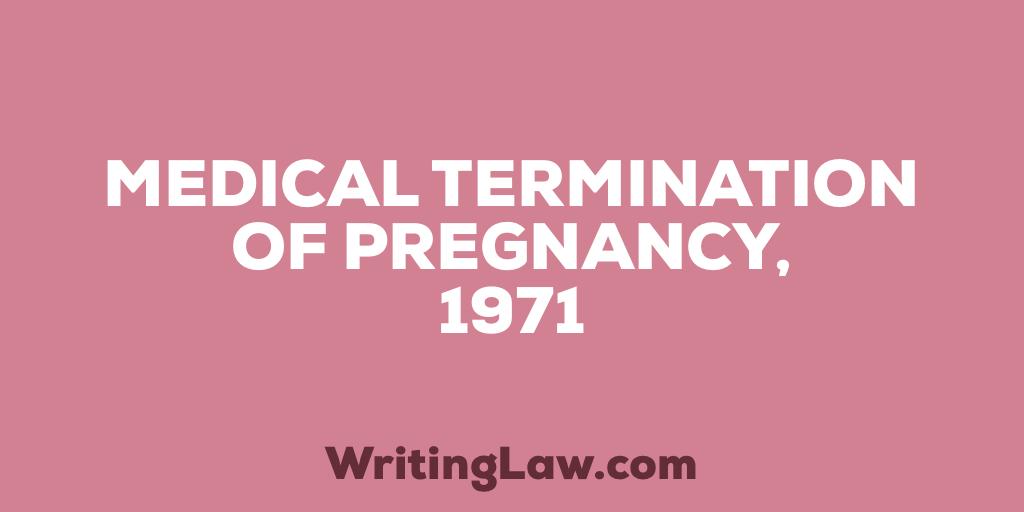 WritingLaw's tweet image. Medical Termination of Pregnancy, 1971
#WritingLaw #BareAct #IndianLaws #Law #pregnancy #PregnancyWeek #ChildBirth

writinglaw.com/medical-termin…