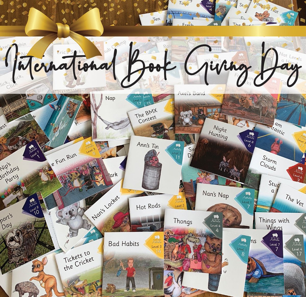 #BookGivingDay  We are devoted to instilling a lifelong love of reading in children and providing access to books that kids can actually read. We have 120 books to giveaway to a school or charity. Jump on to our Facebook page to nominate a charity or school.