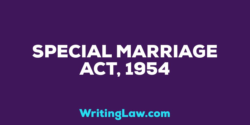 WritingLaw's tweet image. Special Marriage Act, 1954
#WritingLaw #BareAct #IndianLaws #Law #marriage #SpecialMarriage

writinglaw.com/special-marria…