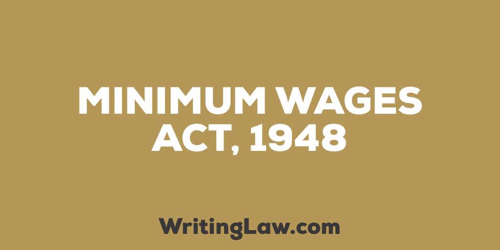 WritingLaw's tweet image. Minimum Wages Act, 1948
#WritingLaw #BareAct #IndianLaws #Law #Wages #Job #MinimumWage 
writinglaw.com/minimum-wages-…
