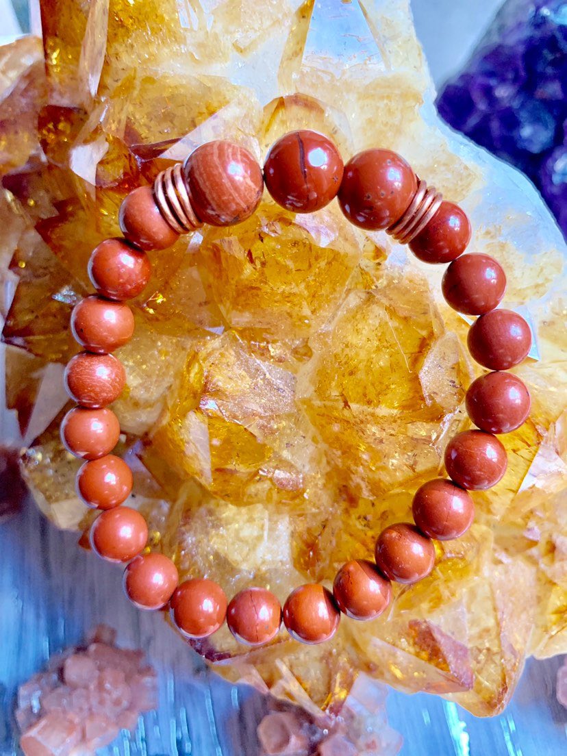 mysticsmetaphy1's tweet photo. Excited to share this item from my #etsy shop: Red Jasper/Copper Bracelet #jewelry #bracelet #copper #gembracelets #jasperbracelet https://t.co/zDeoctQFTk https://t.co/WIRmQoLkw6