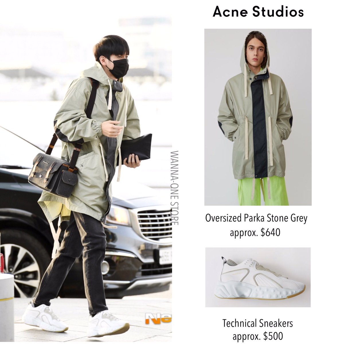 acne studios technical sneakers