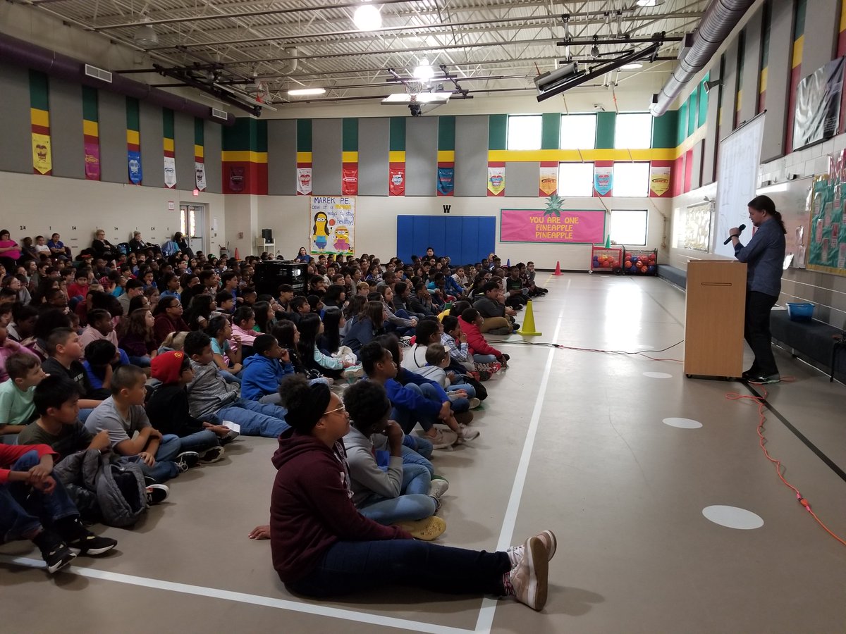 MarekElem's tweet photo. Nathan Hale! Best Author Visit!!! Thanks for being at Marek 
#HazardousTales https://t.co/1U7m0j7zBa