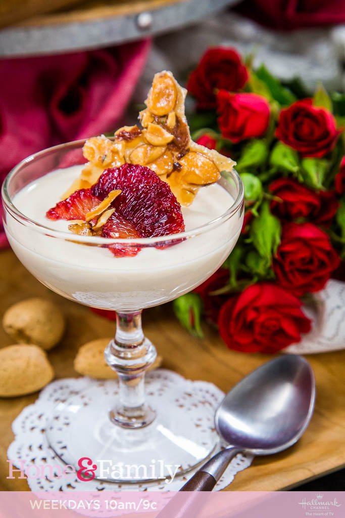 We’re making a rich and silky Roasted Almond Panna Cotta with <a href="/chef_sally/">Sally CamachoMueller</a>! Join us in the kitchen TOMORROW at 10am/9c on <a href="/hallmarkchannel/">Hallmark Channel</a>.