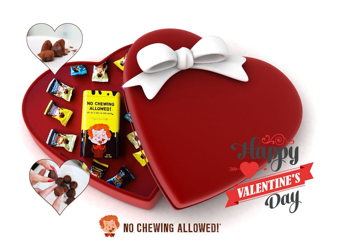 NoChewing's tweet image. Happy #Valentines Day and Remember No Chewing Allowed!