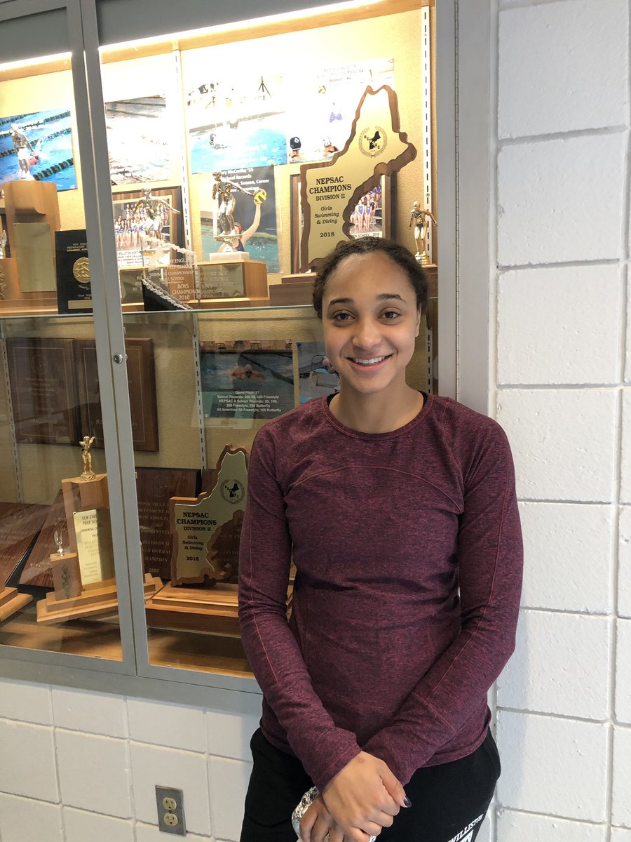 Willistonteams's tweet image. Congratulations 6 year swimming veteran Sally Alrutz ‘19 on her Athlete of the Week selection! In 70 career dual meets she never finished in less than 2nd place in any race!!! Incredible!  @WillistonNS #leadbyexample