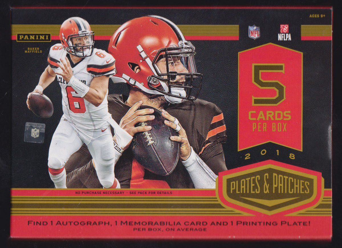 PackRip's tweet image. 2018 Panini Plates &amp;amp; Patches now available!