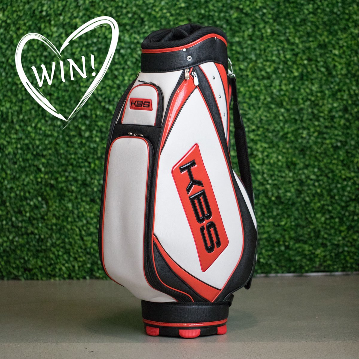 Love your game this Valentine’s Day! We’re giving away this stylish @kbsgolfshafts #golf bag AND a full bag fitting! To enter for a chance to win, RT and tell us which part of your game you’d most love to improve. 🏌🏻❤ #win #giveaway