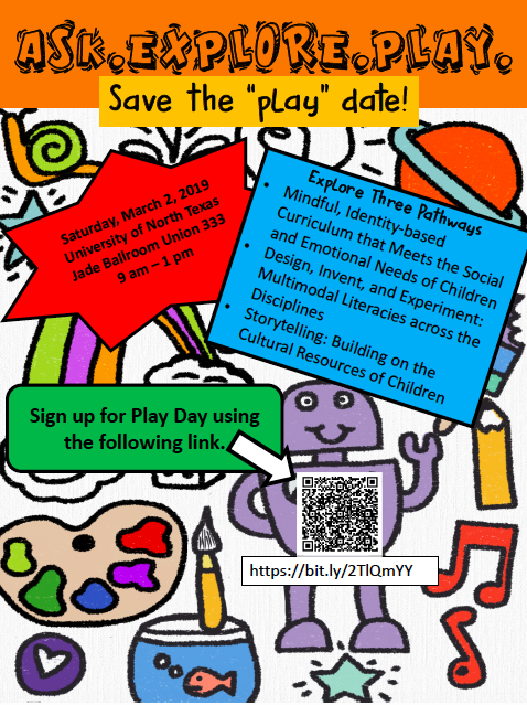 NorthStarTxWP's tweet photo. @UNT_COE @UNTsocial @UNTnews 
@NorthStarTxWP is holding a PLAY DAY for UNT education students!  Join us on March 2!  It's free!  Sign up at https://t.co/izpgA0Za3I 
#UNT https://t.co/uKMx3M1xHl