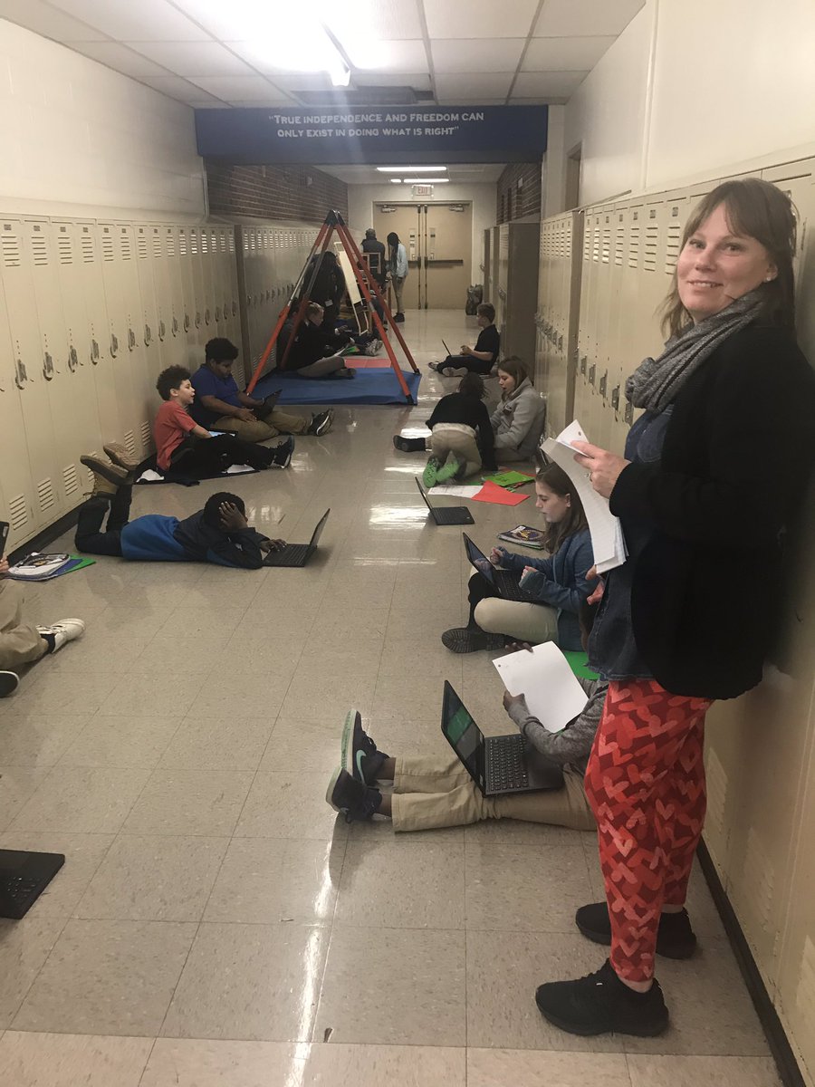 DebraPendley's tweet photo. So proud of our @RiverviewHawks @IamCPS Ss and Ts for their creativity and flexibility during our stay at Jacobs. You https://t.co/TiyR2IrIjs