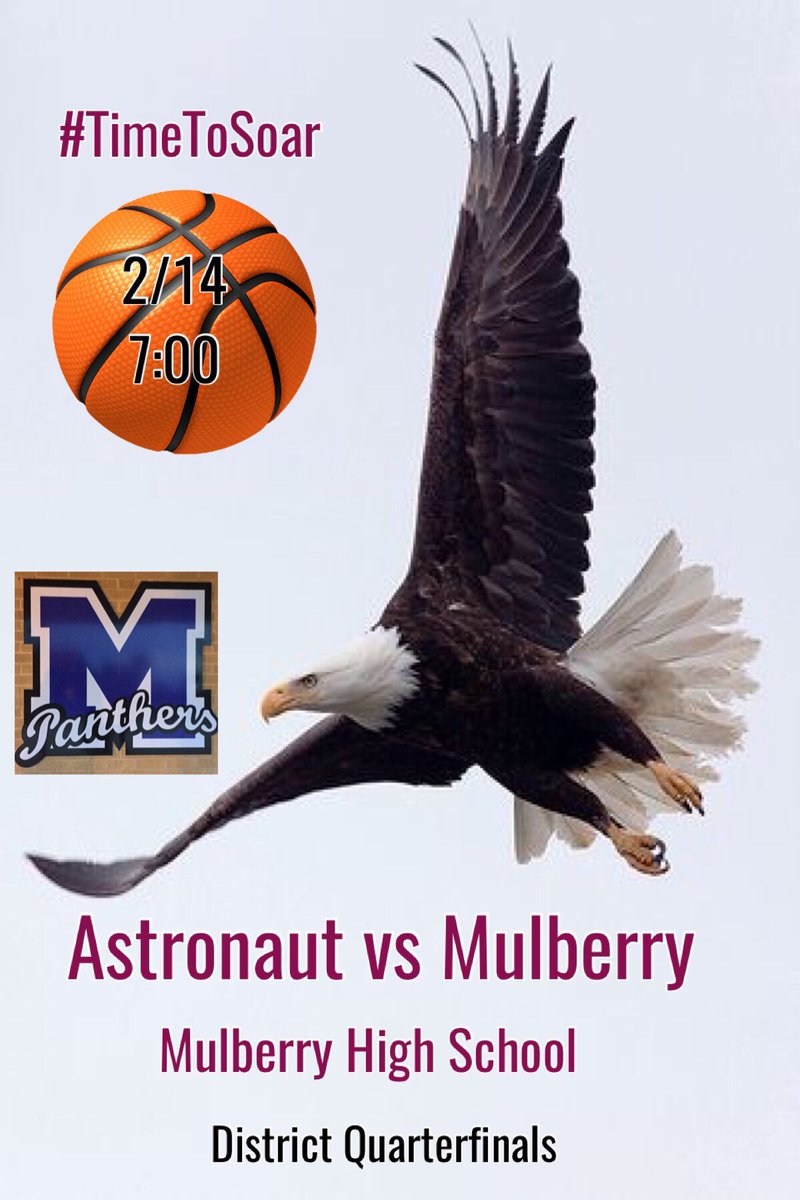 #TimeToSoar Tomorrow night 7:00 PM <a href="/MHSMulberryFL/">Mulberry High School</a> against <a href="/MulberryVarsity/">MHS Athletics</a> Lady Panthers #WarEagles 🦅