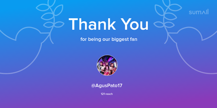 DwiRahayuL's tweet photo. Our biggest fans this week: @AgusPato17. Thank you! via https://t.co/89Vvq0MHIN https://t.co/cpDu03B58H