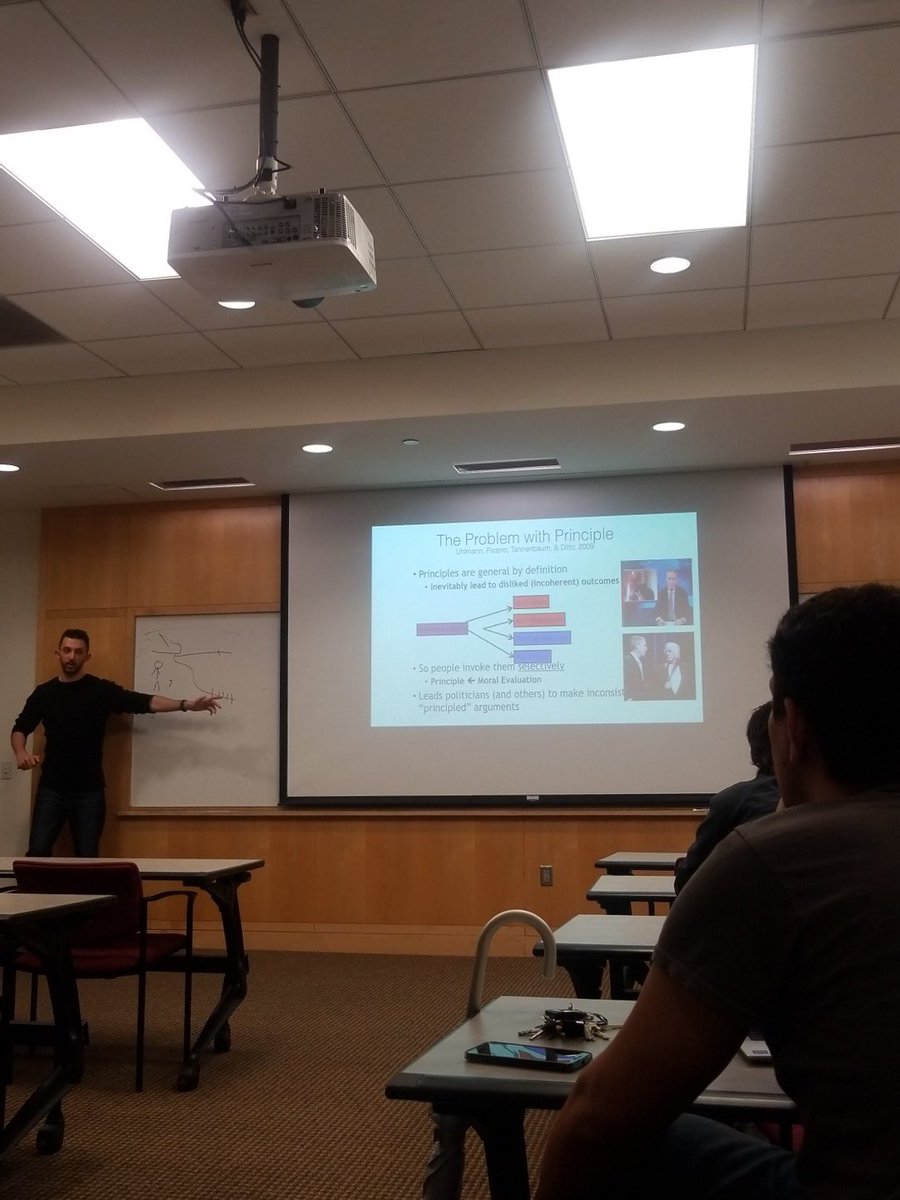 scipoluci's tweet photo. Our treasurer @JaredCelniker taking us through the psychology of bias political leanings and the role for behavioral science in the sphere of public policy. #scipol #UCIGradLife  #psychology #phdlife https://t.co/ueVicJpZ2X