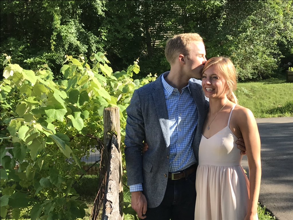 ScottHawken's tweet photo. Met @5hawnsolo while she was studying @umichsph and I was @umichmedicine; now married with 🐕🐈🐈 and couldn’t be happier!   #UMichLoveStories https://t.co/KW9GRiKCFZ