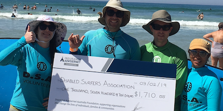 InsuranceAdvisernet (@insadvisernet) on Twitter photo Insurance Advisernet are privileged to continue sponsorship of Disabled Surfers Association (DSA), assisting in the purchase of two new G Boards. The DSA creates opportunities for everyone to experience unique, safe and happy surfing events. Read more: bit.ly/2TNTD3J Insurance Advisernet are privileged to continue sponsorship of Disabled Surfers Association (DSA), assisting in the purchase of two new G Boards. The DSA creates opportunities for everyone to experience unique, safe and happy surfing events. Read more: bit.ly/2TNTD3J