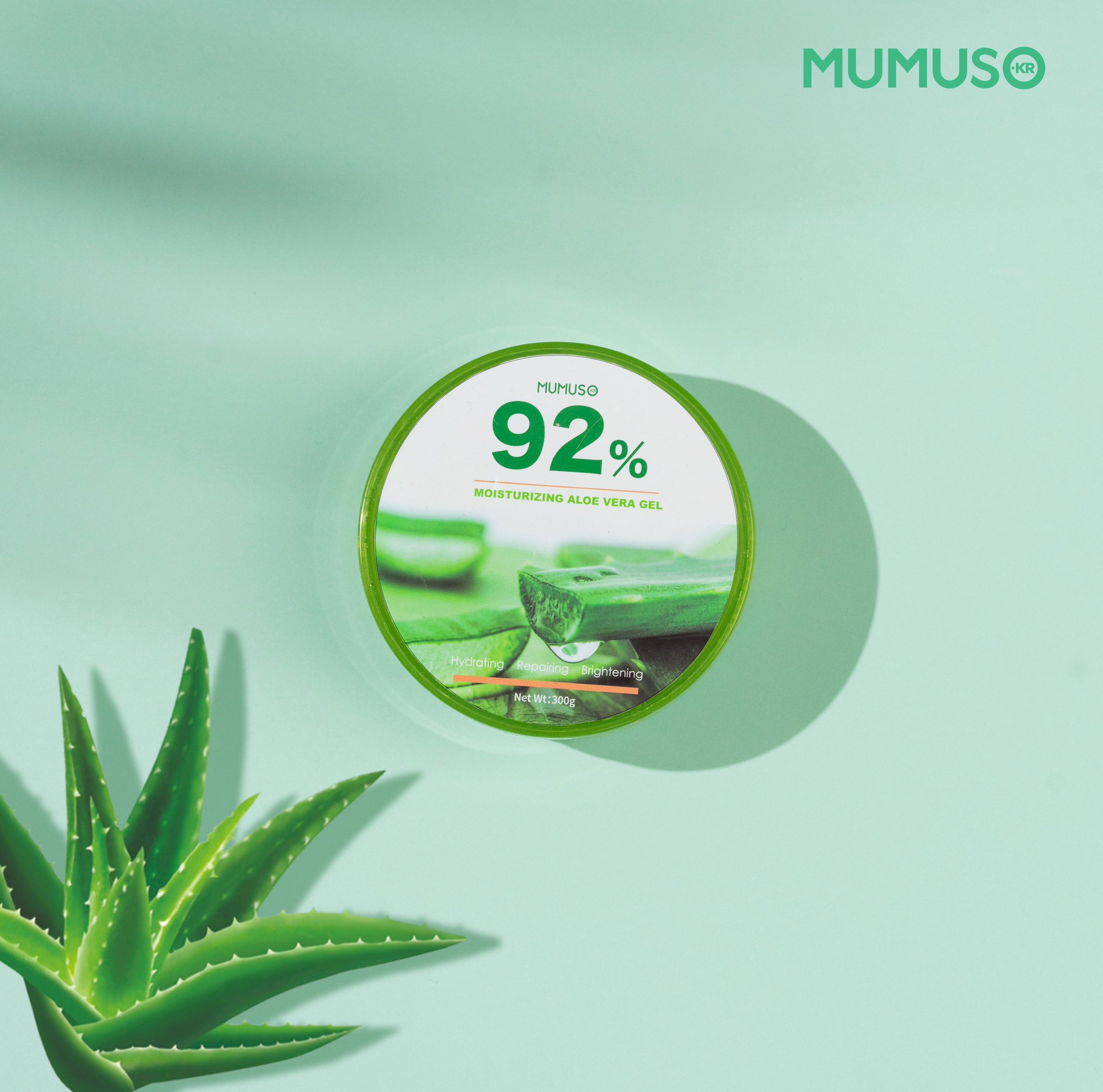 mumuso moisturizing aloe vera gel