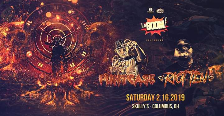 #ColumbusOhio
are U ready for 300% pure #Dubstep
Sat. 16th 2019
@RiotTenMusic & @FuntCaseUK 
at #skullysmusicdiner